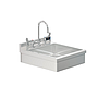 BRAZOS 63 HANDSINK WITH DECK FAUCET AND WRIST BLADE HANDLES