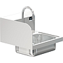 COMAL 14 x 10 x 5 HANDSINK WITH DECK FAUCET END SPLASH LEFT