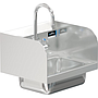 COMAL 14 x 10 x 5 HANDSINK WITH WALL FAUCET END SPLASH BOTH SIDES