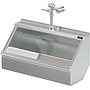 PALUXY 36 INCH TROUGH URINAL W/FLUSH VALVE